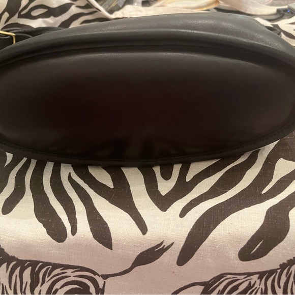 Vintage Coach Black Leather Shoulder Sac Pre-1994 Authentic - Picture 10 of 10